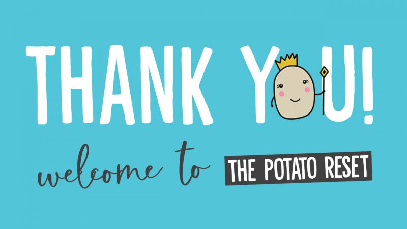 Jumpstart Thank-you Page – The Potato Reset